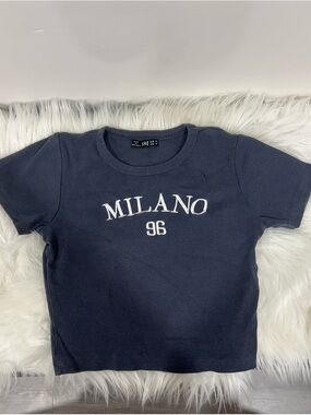 Milano 96 Navy Tee - Brand